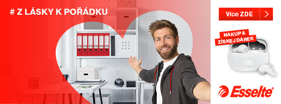 Získejte Esselte Home set úložných boxů a nebo bezdrátová sluchátka JBL WAVE 200 ZDARMA!