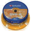DVD-R Verbatim 4,7 GB, 16x, cake 25 ks