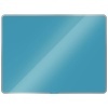 Magnetická tabule Leitz Cosy 80x60 cm, skleněná, modrá
