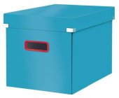 Krabice Leitz Click-N-Store Cosy, tvercov vel. L, modr