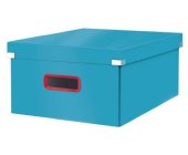 Krabice Leitz Click-N-Store Cosy, velikost L, modr