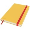 Zápisník Leitz Cosy A5, tvrdé desky, linkovaný, žlutý