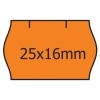 Cenová etiketa 25x16 oranžová CN
