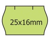 Cenov etiketa 25x16 zelen CN