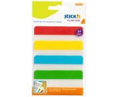 Samolepic zloky Stickn 38x76 mm, plast, 4x6 ks, mix