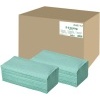 Papírové ručníky Z-Z, jednovrstvé, zelený recykl, 20x 210 ks