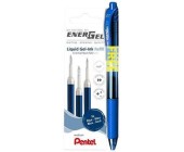 Sada Pentel npl LR7-C modr, 3 ks + pero EnerGel BL 107-C